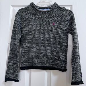 Mudd Charcoal Knit Sweater — Girls 10–12 (L)
